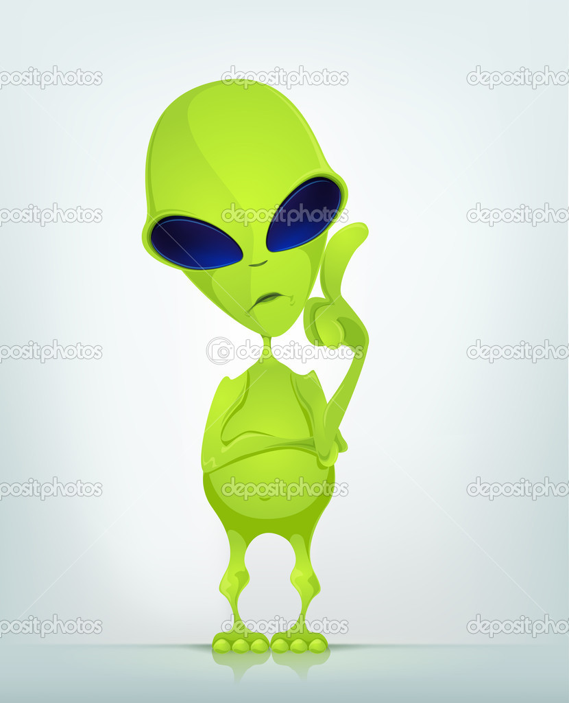 Vetores de Desenho Alienígena De Desenho Animado e mais imagens de  Alienígena - Alienígena, Acenar, Verde - Descrição de Cor - iStock