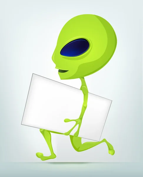 Caricatura _ Carácter _ ALIEN _ 036 _ CS5 — Archivo Imágenes Vectoriales