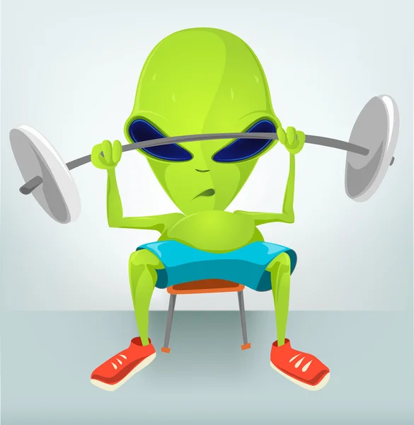 Cartoon_Character_Alien_058_Cs5 — 图库矢量图片