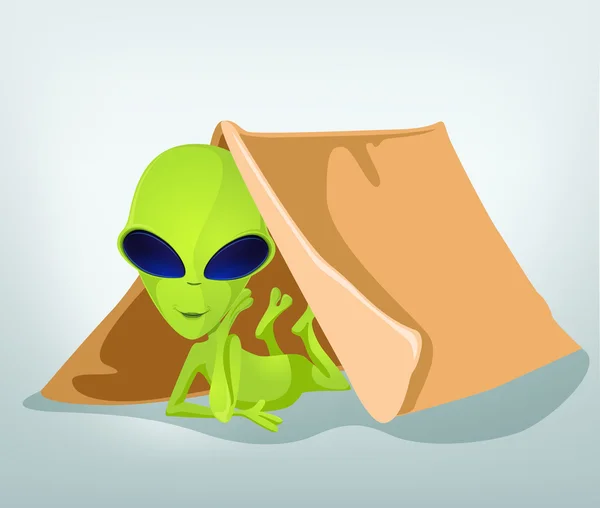 Cartoon_Character_Alien_062_Cs5 — Διανυσματικό Αρχείο