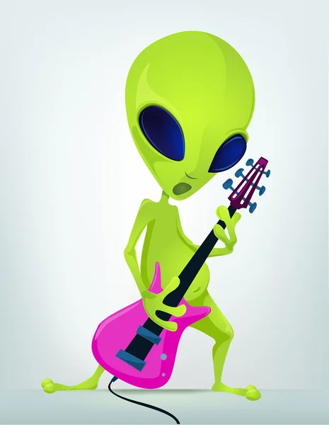 Cartoon_Character_Alien_065_Cs5 — Stock Vector