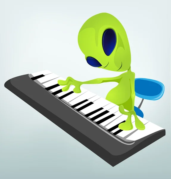 Cartoon_Character_Alien_066_Cs5 — Wektor stockowy