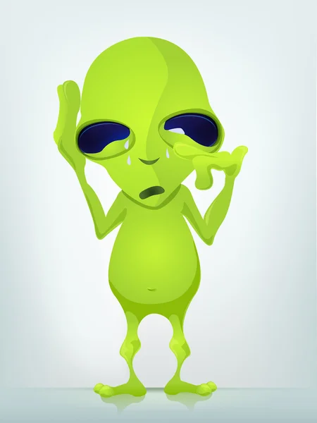 Funny Alien — Stock Vector