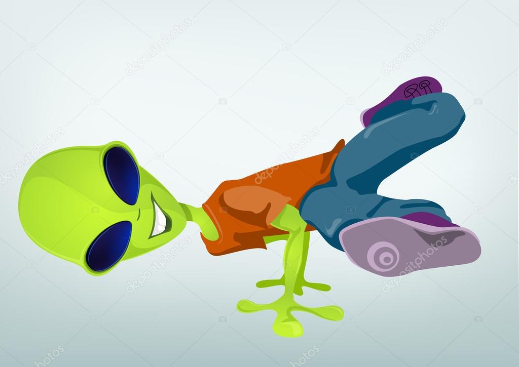 Funny Alien Stock Vector by ©VisualGeneration 18621943