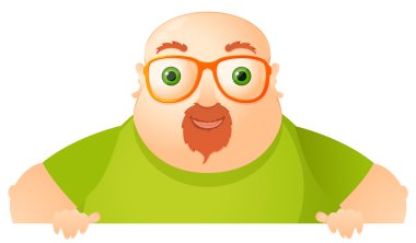 neşeli tombul adam