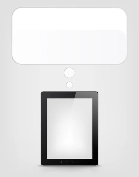 Concepto de tableta digital — Archivo Imágenes Vectoriales