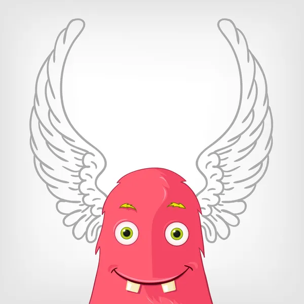 Monstruo gracioso . — Vector de stock