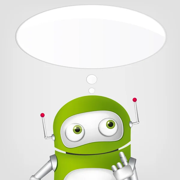 Cute Robot — Stock Vector