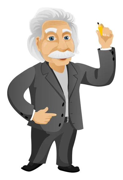 爱因斯坦 — 图库矢量图片