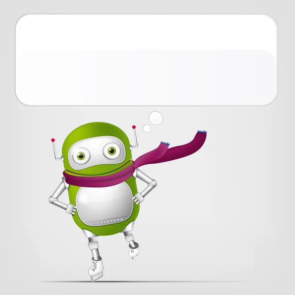 Mignon robot — Image vectorielle