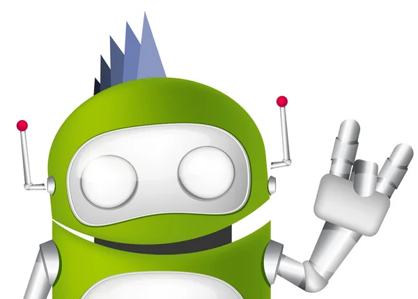 Lindo robot — Vector de stock