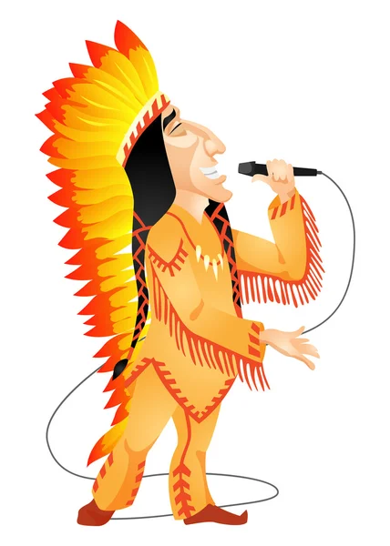 Aborigine — Stock Vector