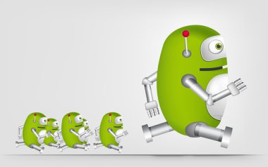 Yeşil robot