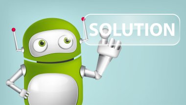 Yeşil robot