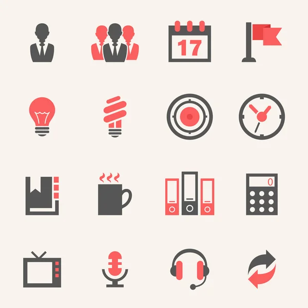 Negocios. Set de iconos — Vector de stock