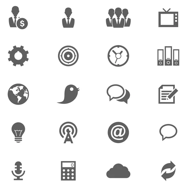 Set di icone cloud — Vettoriale Stock
