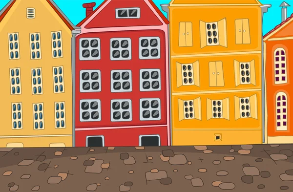 Şehir karikatür.