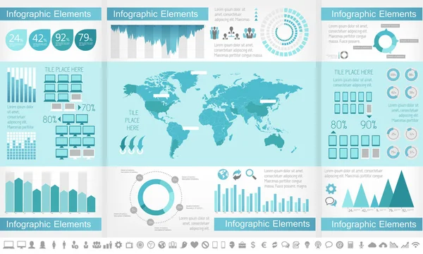 Det industrin infographic element — Stock vektor