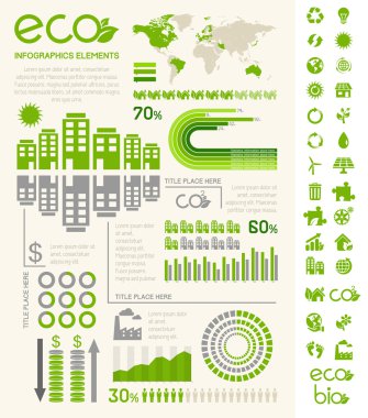 ekoloji infografik şablon.