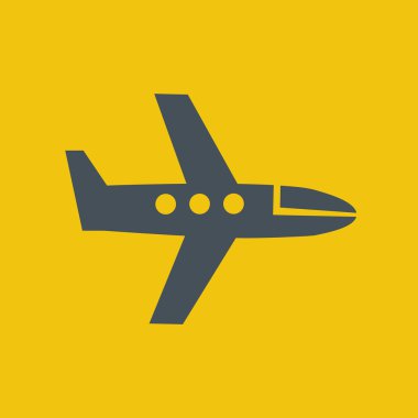 ulaşım düz simgesi