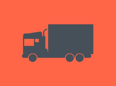 ulaşım düz simgesi