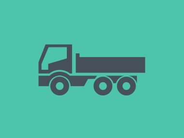 ulaşım düz simgesi