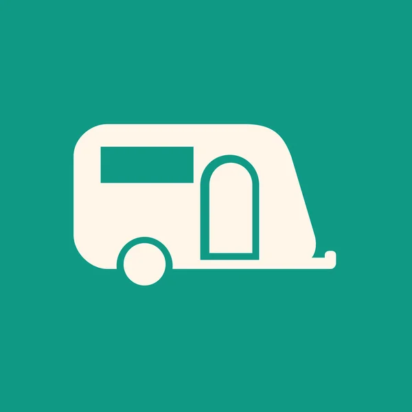 Icono plano de transporte — Vector de stock