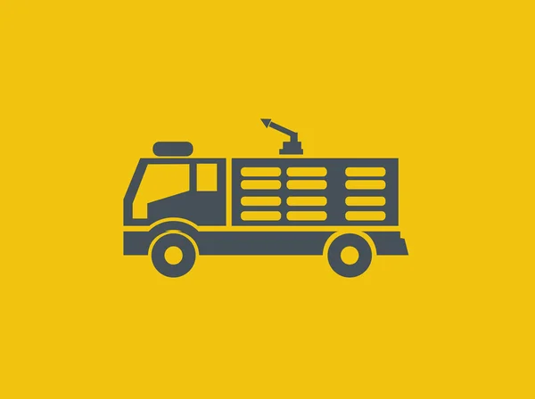 Icono plano de transporte — Vector de stock