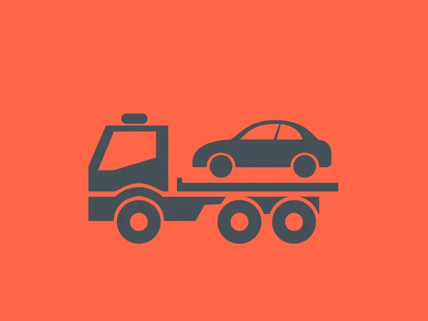 Icono plano de transporte — Vector de stock