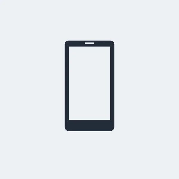 स्मार्टफ़ोन फ्लैट आइकन — स्टॉक वेक्टर