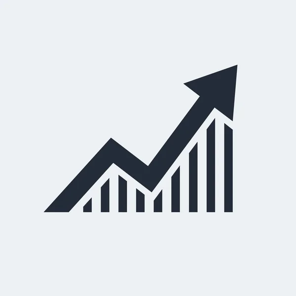 Statistika ploché ikony — Stockový vektor