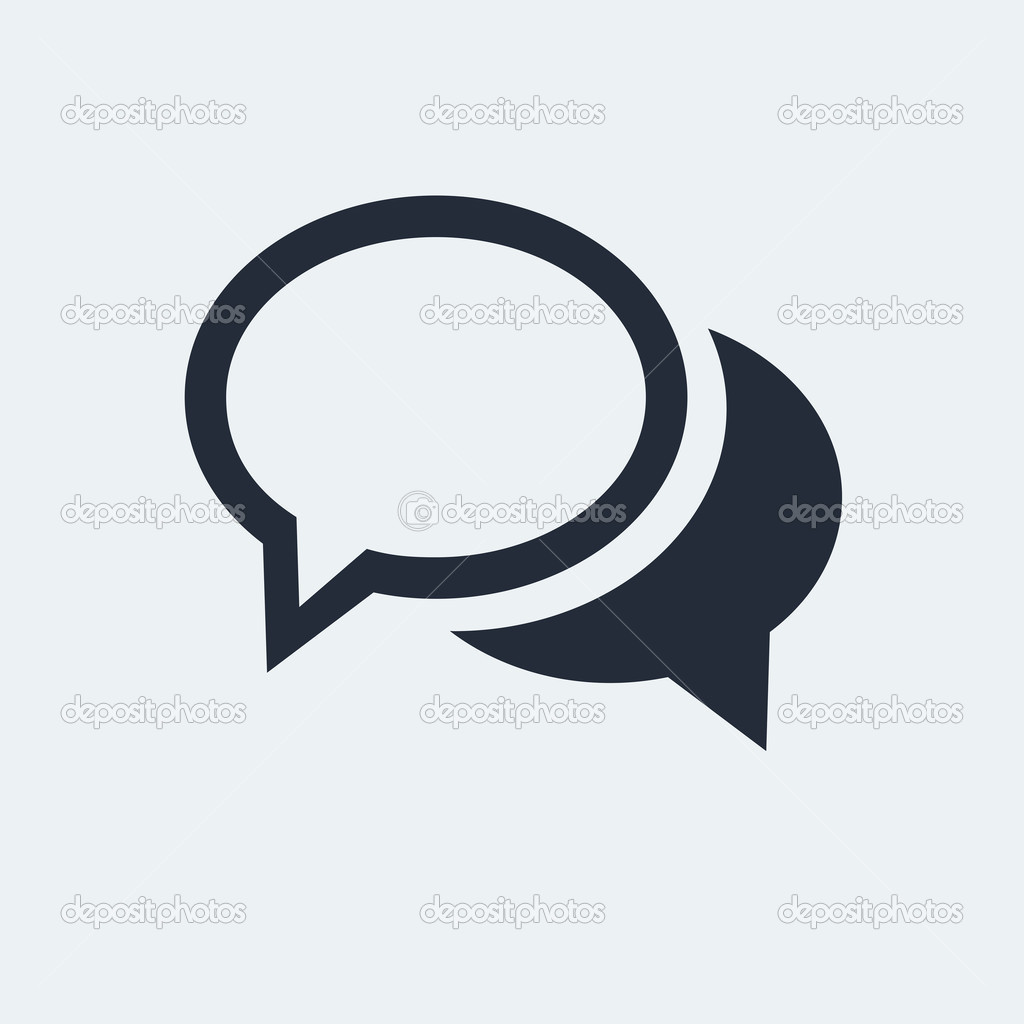 Chat Flat Icon Vector Image By C Visualgeneration Vector Stock 4143