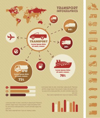 seyahat Infographic şablonu.