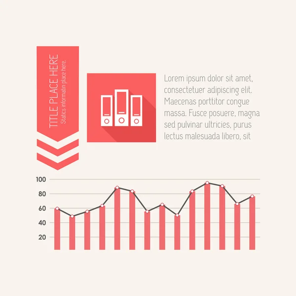 Elementos infográficos — Vector de stock