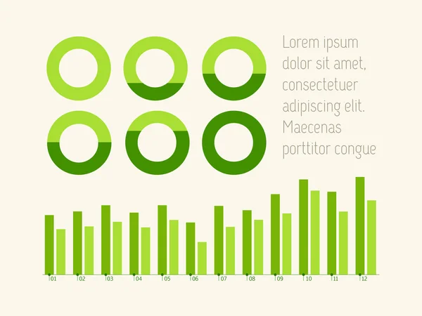 Elementos infográficos. — Vetor de Stock