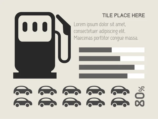 Infografische Elemente. — Stockvektor