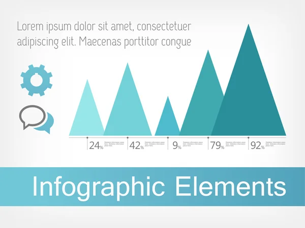 Elementi infografici. — Vettoriale Stock