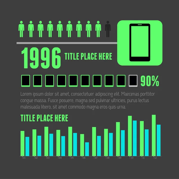 Infografische elementen. — Stockvector