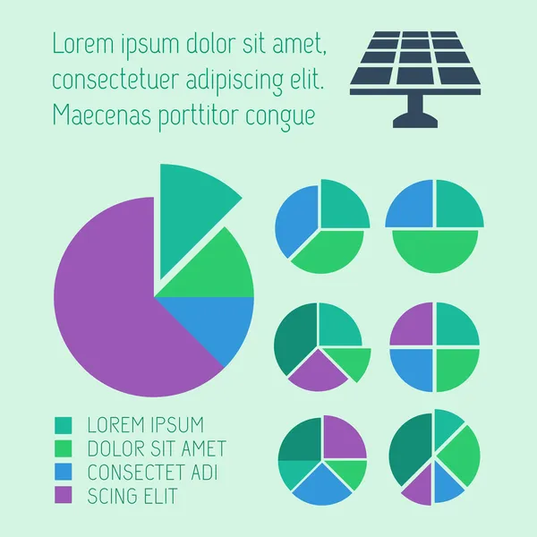 Elementos infográficos. — Vector de stock