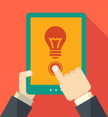 düz tablet kullanıcı