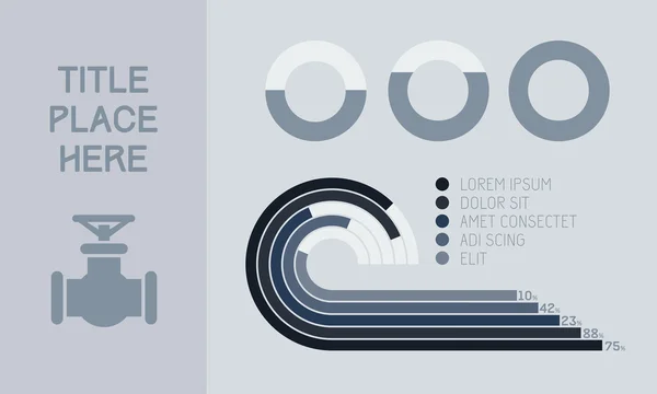 Infografische elementen. — Stockvector