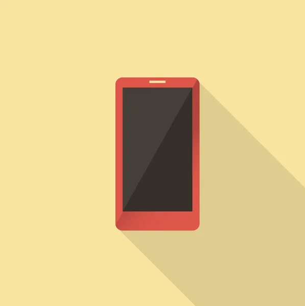 Smartphone plano — Vector de stock