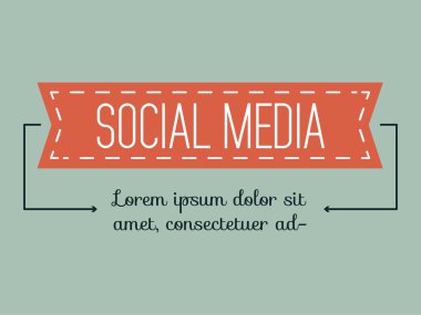 sosyal medya Infographic.