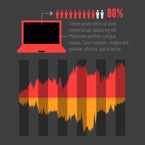 Elementi infografici. — Vettoriale Stock