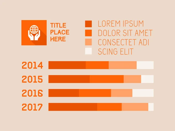 Elementos infográficos. — Vetor de Stock