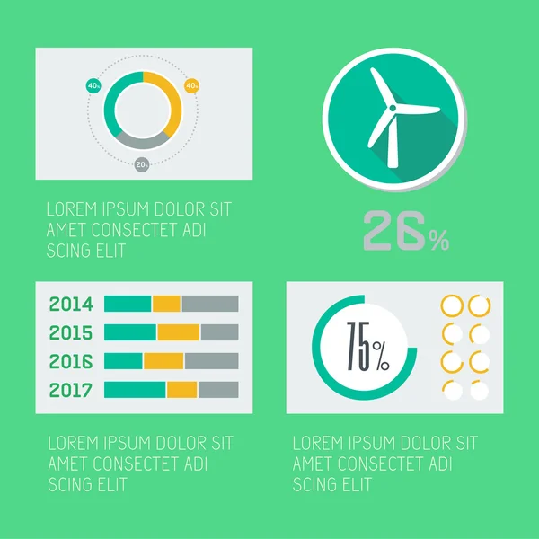 Elementos infográficos. — Vetor de Stock