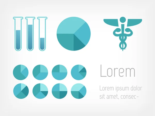 Medicinsk informationsgrafik. — Stock vektor