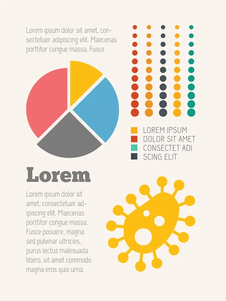 Infographie médicale. — Image vectorielle