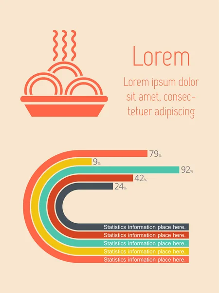 Elementi infografici. — Vettoriale Stock