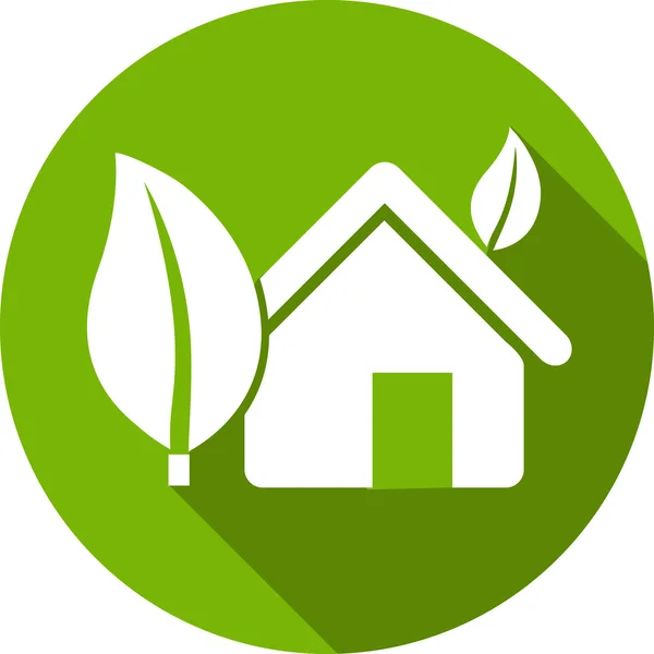 Eco Icono plano — Vector de stock